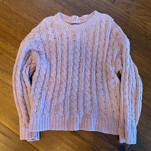 Knitted Lavender Sweater from American Eagle